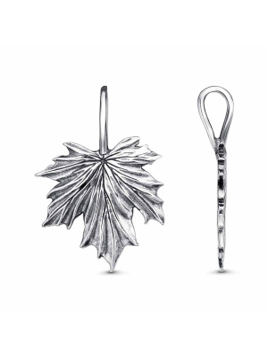 Подвеска бижутерия, покрытие - серебрение с оксидированием, без вставок