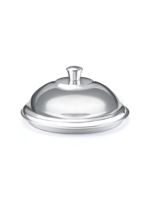 Масленка серебро 925 пробы, без покрытия, без вставок