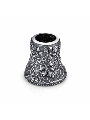 Сувенир "подставка для зубочисток" бижутерия, покрытие - серебрение с оксидированием, без вставок