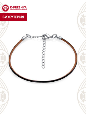 Браслет бижутерия, покрытие - платинирование, без вставок