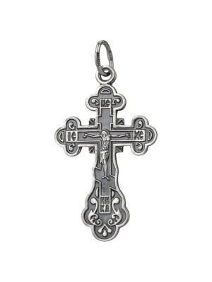 Подвеска серебро 925 пробы, покрытие - оксидирование, без вставок