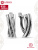Серьги серебро 925 пробы, покрытие - оксидирование, отделка - алмазная грань, без вставок