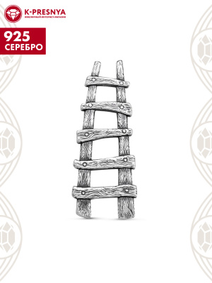 Сувенир серебро 925 пробы, покрытие - оксидирование, без вставок