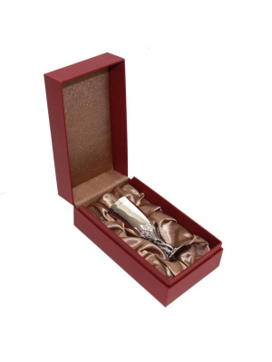 Рюмка серебро 925 пробы, покрытие - оксидирование, без вставок