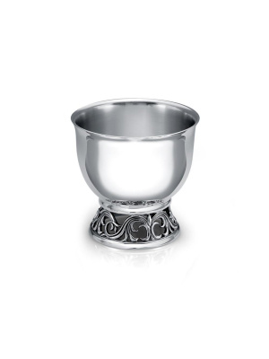 Пашотница бижутерия, покрытие - серебрение с оксидированием, без вставок