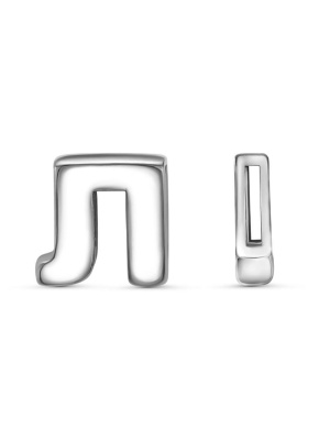 Подвеска серебро 925 пробы, покрытие - платинирование, без вставок