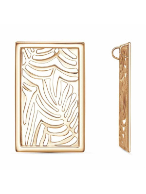 Подвеска бижутерия, покрытие - золочение, без вставок