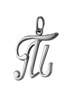 Подвеска бижутерия, покрытие - серебрение с оксидированием, без вставок