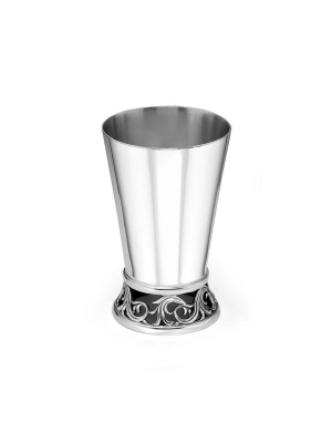 Стопка серебро 925 пробы, покрытие - оксидирование, без вставок