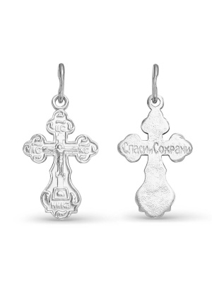 Подвеска серебро 925 пробы, покрытие - родирование, без вставок