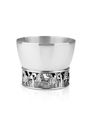 Икорница серебро 925 пробы, покрытие - оксидирование, без вставок