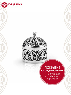 Сувенир "на зубок" серебро 925 пробы, покрытие - оксидирование, без вставок