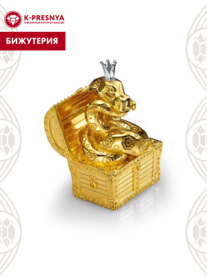 Сувенир бижутерия, покрытие - золочение, выборочное родирование, без вставок