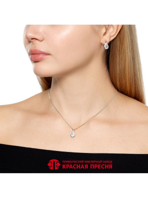 Подвеска серебро 925 пробы, покрытие - родирование