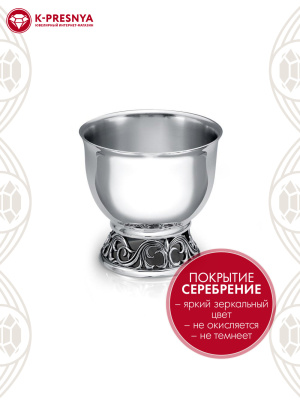 Пашотница бижутерия, покрытие - серебрение с оксидированием, без вставок