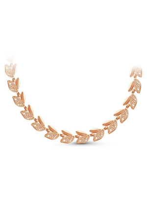 Колье бижутерия, покрытие - золочение, без вставок