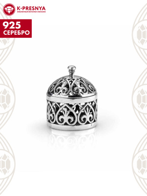 Сувенир "на зубок" серебро 925 пробы, покрытие - оксидирование, без вставок