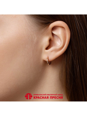 Серьги бижутерия, покрытие - золочение, без вставок