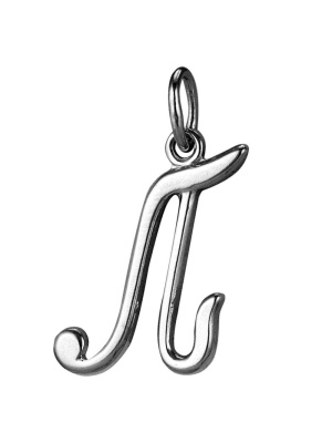 Подвеска бижутерия, покрытие - серебрение с оксидированием, без вставок