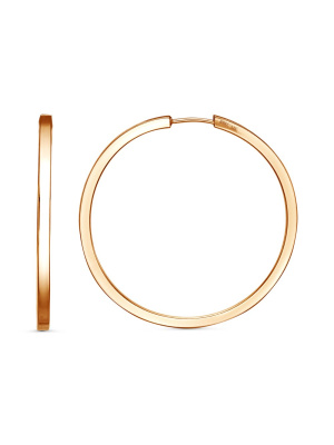 Серьги бижутерия, покрытие - золочение, без вставок