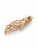 Брошь бижутерия, покрытие - золочение, отделка - алмазная грань, без вставок