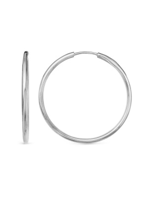 Серьги серебро 925 пробы, покрытие - родирование, без вставок