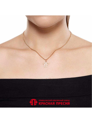 Подвеска бижутерия, покрытие - золочение, без вставок