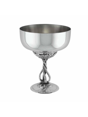 Ваза серебро 925 пробы, покрытие - оксидирование, без вставок