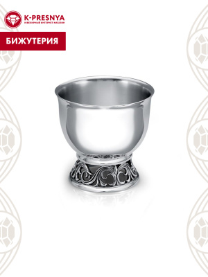 Пашотница бижутерия, покрытие - серебрение с оксидированием, без вставок