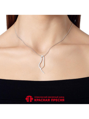 Подвеска серебро 925 пробы, покрытие - оксидирование, без вставок