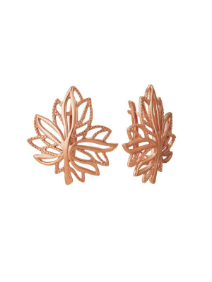 Серьги бижутерия, покрытие - золочение, без вставок