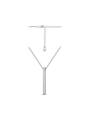 Колье серебро 925 пробы, покрытие - родирование, без вставок