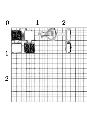 Серьги серебро 925 пробы, покрытие - родирование, выборочное черное родирование, вставка - фианит (недрагоценный камень)
