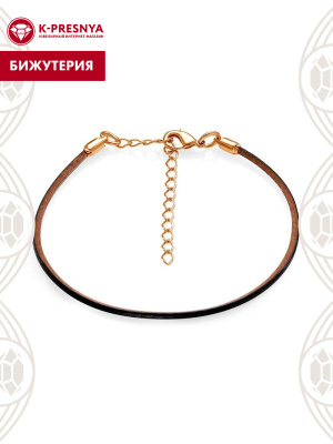 Браслет бижутерия, покрытие - золочение, без вставок