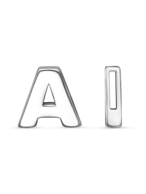 Подвеска серебро 925 пробы, покрытие - платинирование, без вставок