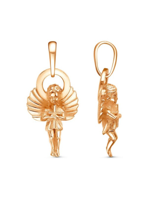 Подвеска бижутерия, покрытие - золочение, без вставок