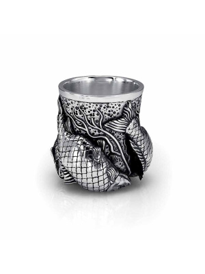 Стопка бижутерия, покрытие - серебрение с оксидированием, без вставок