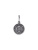 Подвеска бижутерия, покрытие - серебрение с оксидированием, без вставок