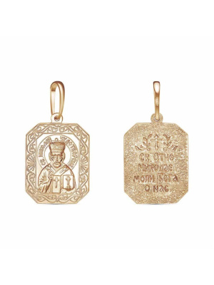 Подвеска бижутерия, покрытие - золочение, без вставок