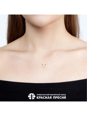 Подвеска серебро 925 пробы, покрытие - золочение, без вставок