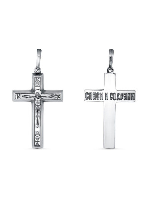 Подвеска серебро 925 пробы, покрытие - оксидирование, без вставок