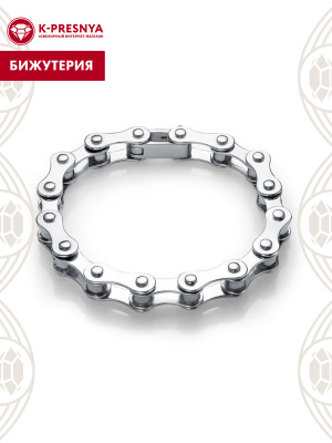 Браслет бижутерия, покрытие - платинирование, без вставок