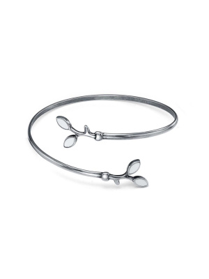 Браслет бижутерия, покрытие - серебрение с оксидированием, отделка - эмаль, без вставок