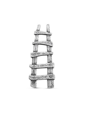 Сувенир серебро 925 пробы, покрытие - оксидирование, без вставок