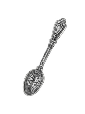 Сувенир бижутерия, покрытие - серебрение с оксидированием, без вставок