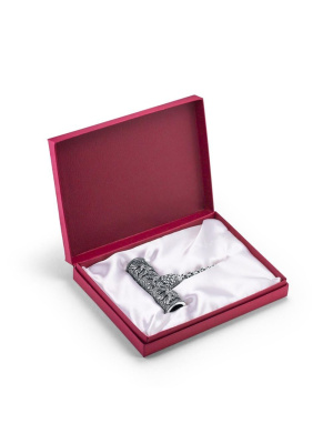 Штопор серебро 925 пробы, покрытие - оксидирование, без вставок