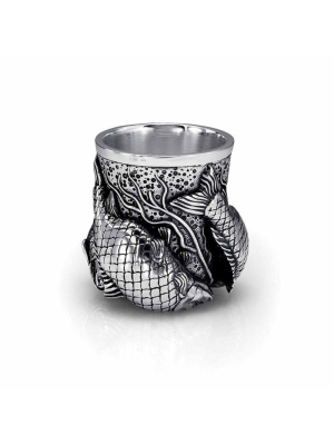 Стопка серебро 925 пробы, покрытие - оксидирование, без вставок