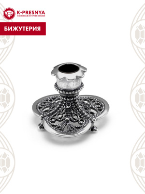 Сувенир бижутерия, покрытие - серебрение с оксидированием, без вставок